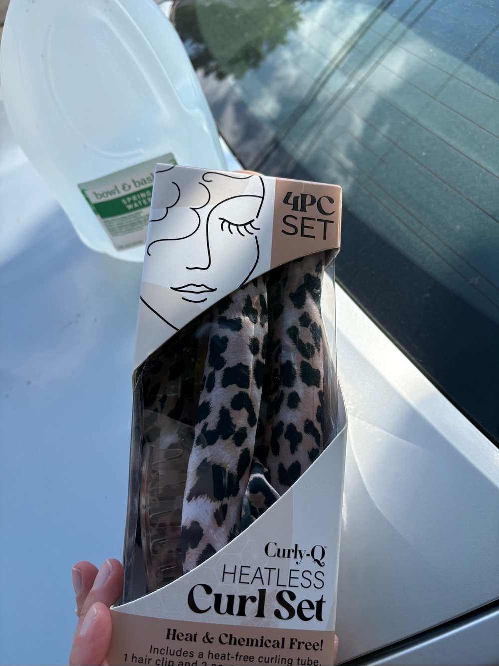 Heatless Curl Set - Leopard Print (4pc)